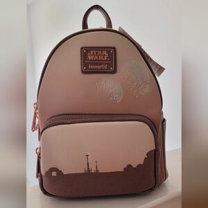 Loungefly Star Wars Tatooine Backpack in Beige and Brown